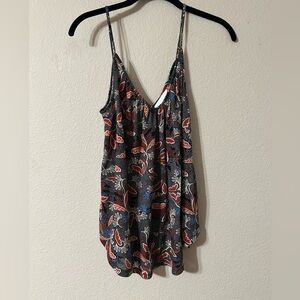 Floral Spaghetti Strap Top